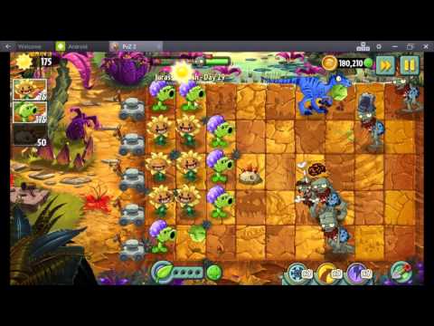 Видео: Растения против Зомби 2 JURASSIC MARSH (уровень 29) #118