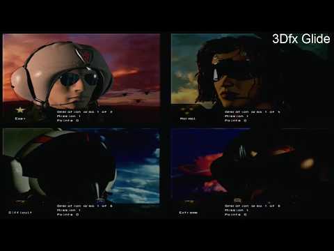 Видео: Старые компьютерные игры MS-DOS для 3dfx Voodoo: Extreme Assault  - 1998 год.