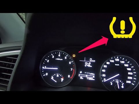 Видео: Загорелся индикатор TPMS на Hyundai Elantra