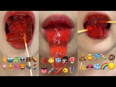 Видео: Еда по Эмоджи + Страшная История от Ани Портер🍒🍓🍎🍉