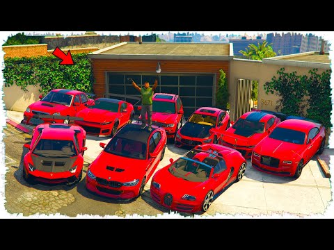 Видео: Джонни тек Қызыл түсті көліктерді ұрлады (GTA5) джонни жони