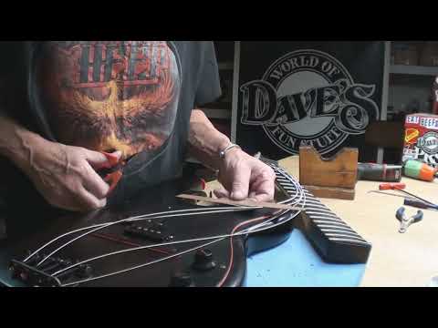 Видео: Бас-гитара Quest Black Magic, сделано в Японии