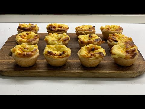Видео: Невероятно вкусные пирожные из слоеного теста, с заварным кремом 🩶