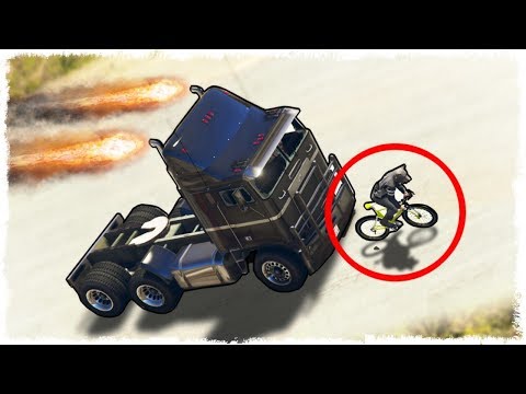 Видео: КРУТИ ПЕДАЛИ, А ТО РАЗДАВИТ В ЛЕПЕХУ - GTA ONLINE!!! (ЭПИК В ГТА 5)