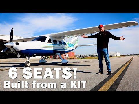 Видео: НОВИНКА! Комплект самолёта из углеродного волокна на 6 пассажиров - CompAir 6.2