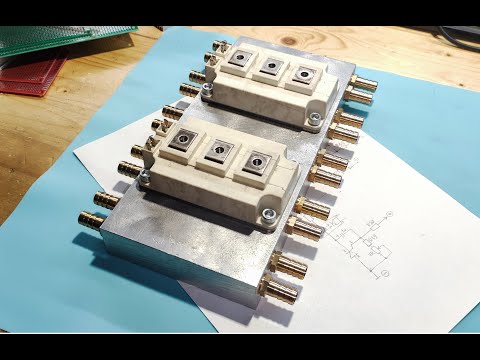 Видео: радиатор для IGBT..
