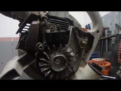 Видео: Stihl BG 50 замена ЦПГ воздуходуйки Часть 2