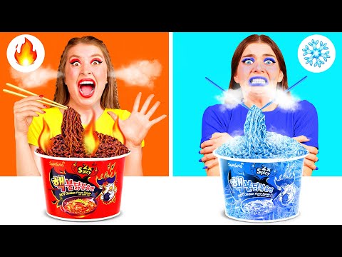 Видео: Холодная или Горячая Еда Челлендж | Смешные Моменты от BaRaDa Best
