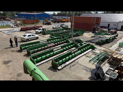 Видео: Продажа жатки John Deere Flex 🇰🇿 🇰🇿