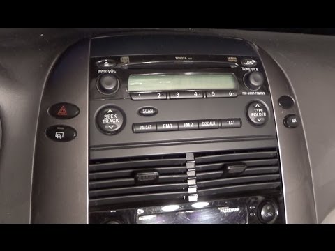 Видео: Сделай сам: снятие стереосистемы Toyota Sienna 2004-2010 и установка стереосистемы Tomtop BT с се...