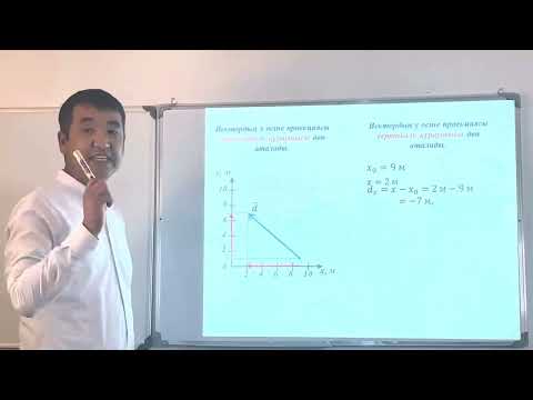 Видео: Векторлардың координата осьтеріндегі проекциялары