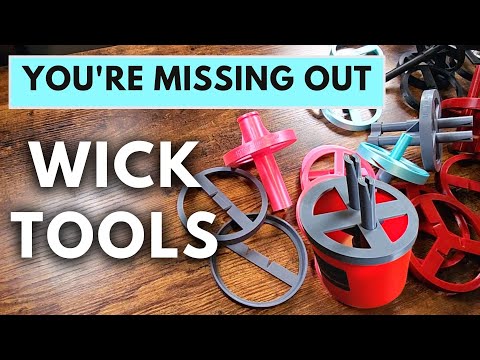 Видео: Эти инструменты для фитиля свечей просто потрясающие! (Используйте их для центрирования и закрепл...