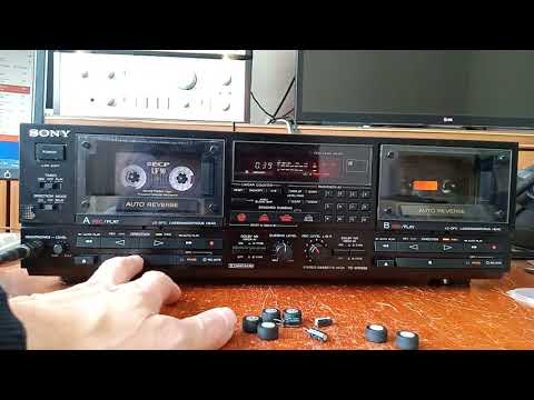 Видео: SONY TC-WR950 проверка после ремонта, профилактики и настройки.