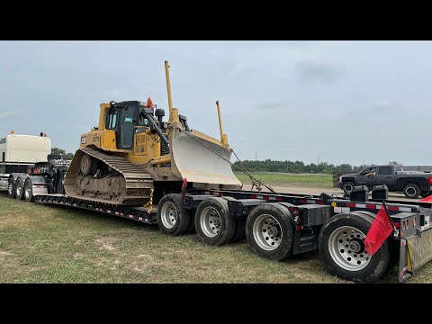 Видео: 183. Перевозка - BULL DOZER CATERPILLAR D6