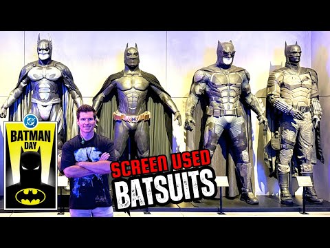 Видео: Крупным планом: экранные костюмы Бэтмена и обновление «Шумахера» | День Бэтмена 2025