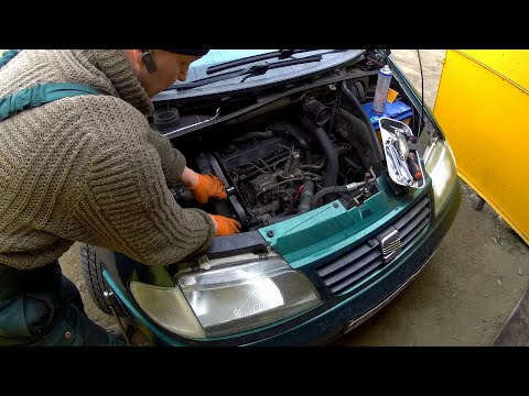 Видео: SEAT ALHAMBRA 1.9 TDI AHU моргает спираль накала.Плохой утренний запуск.Регулируем угол впрыска.#115