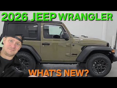 Видео: 2026 JEEP WRANGLER 2 DOOR SPORT S 41 ЗЕЛЕНЫЙ ЧТО НОВОГО 4K ОБЗОР 26J7