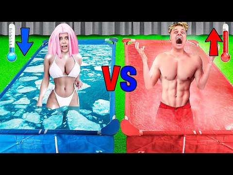 Видео: ХОЛОДНЫЙ vs ГОРЯЧИЙ БАССЕЙН (3 часть)