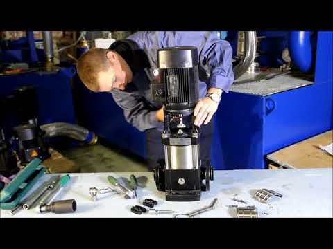 Видео: Видеоинструкция: замена торцевого уплотнения в вертикальном многоступенчатом насосе JETEX V