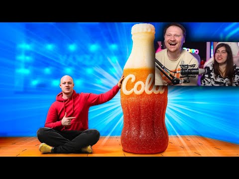 Видео: Я СДЕЛАЛ ГИГАНТСКУЮ МАРМЕЛАДНУЮ Coca-Cola ВЕСОМ 270 КГ | РЕАКЦИЯ на vanzai