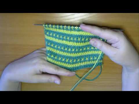 Видео: Ленивый жаккард. Простые узоры. Узор №1. И размышление об авторских правах.