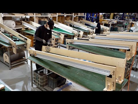 Видео: Процесс массового производства на заводе по производству пилатес-реформеров в Корее
