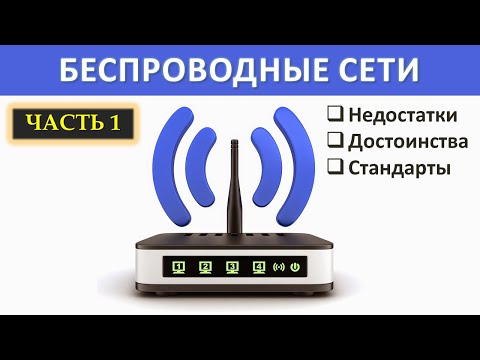 Видео: Занятие 8-1. Беспроводные сети Wi-Fi. Преимущества/недостатки и стандарты 802.11х