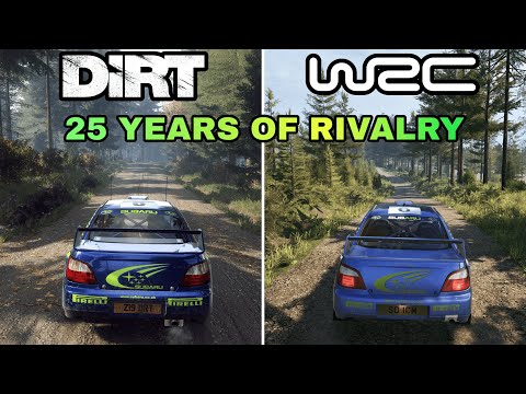 Видео: WRC против Dirt (Ралли Колина Макрея) Графика и звук | 25 лет соперничества