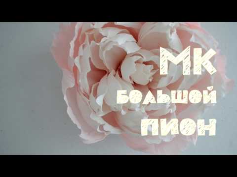 Видео: МК большой пион. Самый простой и быстрый способ сделать большой пион.