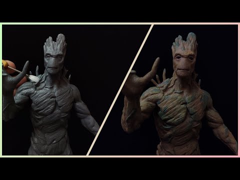 Видео: Лепка фигурки - Грут (Groot)