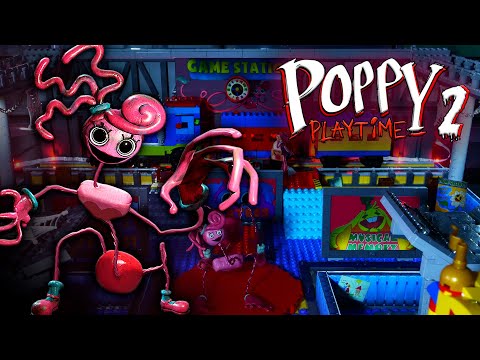 Видео: LEGO Самоделка Poppy Playtime 2 - Игровая Станция и Mommy Long Legs / ЛЕГО MOC