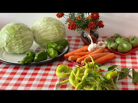 Видео: rustic winter pickle 🥕солена селска туршия 🫑tuzlu turşu