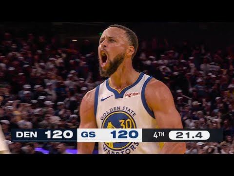 Видео: Финал 1:36 БЕЗУМНАЯ КОНЦОВКА OT Warriors против Nuggets | 23 октября 2025 г.