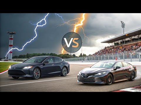 Видео: Tesla Model 3 2026 ⚡ vs Toyota Camry Hybrid 2025 🔥 Кто лучше? Электро или Гибрид | Auto Shift