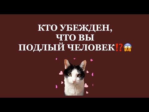 Видео: ❗️КТО УБЕЖДЕН, ЧТО ВЫ ПОДЛЫЙ ЧЕЛОВЕК❗️❗️#таро#враги  #tarot    #strunatarot