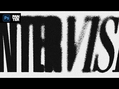 Видео: Эффект потертого текста с обрезом в Photoshop
