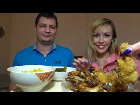 Видео: Мукбанг куриные крылышки 🥠 MUKBANG chicken wing Eating