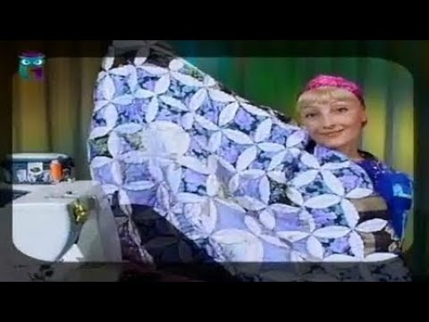 Видео: Лоскутное шитья. Круг - шаблон для сборки лоскутных изделий. Шьем одеяло, сумку, подушку