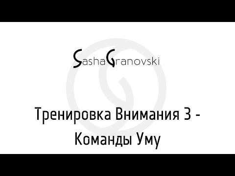 Видео: MyAtt 3.2 Тренировка - команды уму