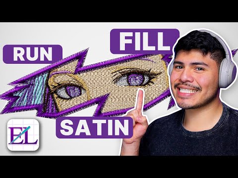 Видео: Полное руководство по типам стежков в машинной вышивке | Вышивка для начинающих