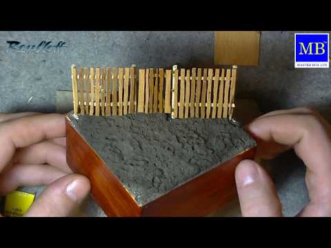 Видео: Делаем сельский забор 1/35 / Making a fence 1:35