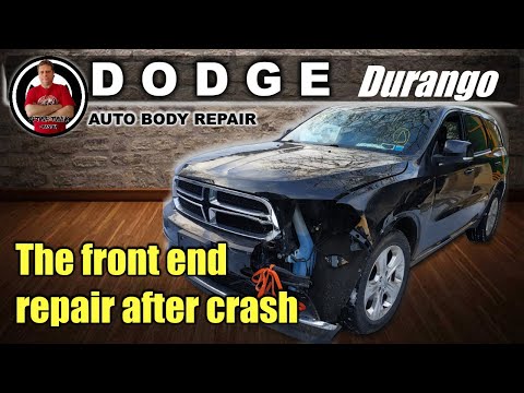 Видео: Dodge Durango. The body repair.  Ремонт кузова.