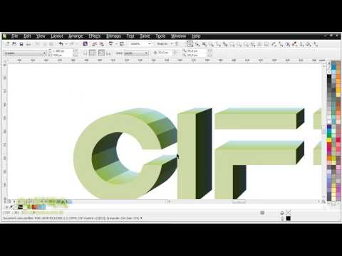 Видео: 3d в CorelDRAW. 3 способа имитации объема