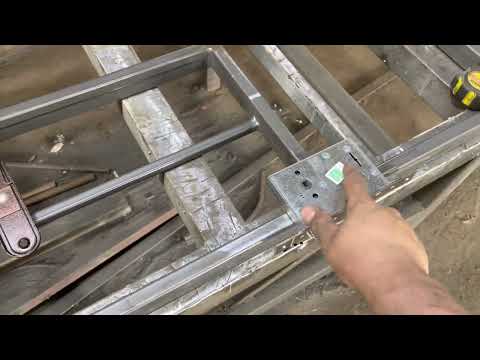 Видео: Калитка и врезка замка.