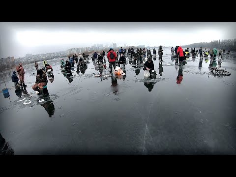 Видео: Хто тяне коропа, хто тарань, хто крася!!! Лід трищіть під ногами !!!