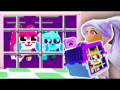 Видео: СПАСАЮ ДРУЗЕЙ КОТИКОВ в ROBLOX !