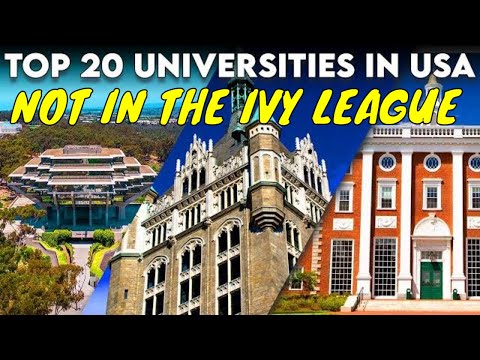 Видео: 20 лучших университетов США, не входящих в Лигу плюща
