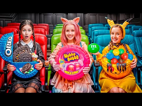 Видео: Как пронести сладости в кинотеатр! Смешные трюки с Едой