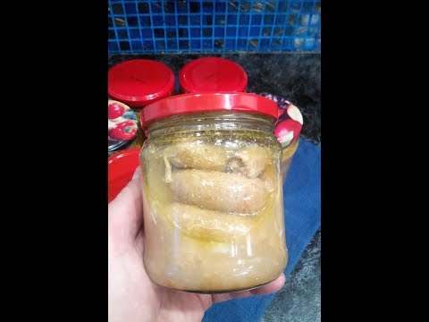 Видео: Колбаски домашние консервированные