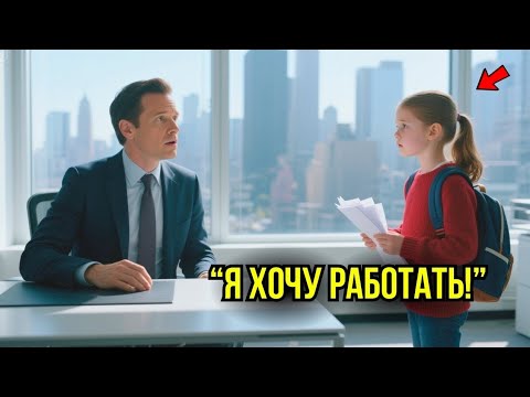 Видео: Шестилетняя Девочка Пришла В Офис МИЛЛИОНЕРА Чтобы Устроиться На Работу – Причина Довела Его До СЛЁЗ